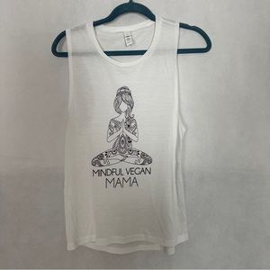 Mindful Vegan Mama Tank Size S
